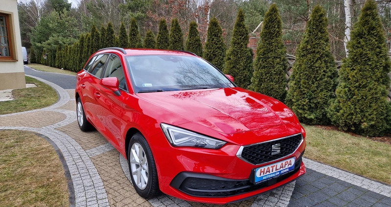 Seat Leon cena 99900 przebieg: 68000, rok produkcji 2021 z Strumień małe 301